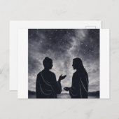 Carte Postale A Quiet Dialogue Under the Stars (Devant / Derrière)