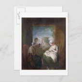 Carte Postale A Quiet Time, c.1810 (oil on canvas) (Devant / Derrière)