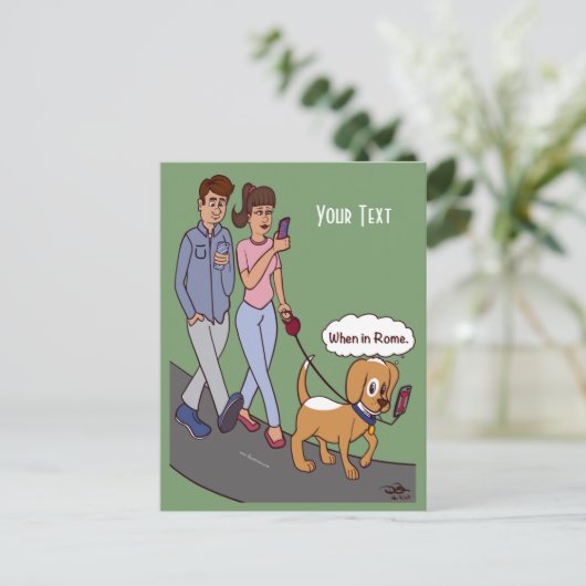 Carte Postale À Rome (Debout devant)