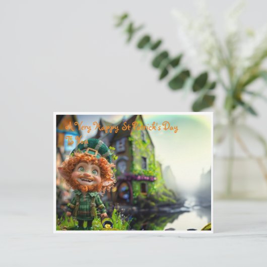 Carte postale A Saint Patrick's Day (Debout devant)