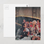 Carte Postale A Scenic Dinner at the Bridge at Night Postcard (Devant / Derrière)