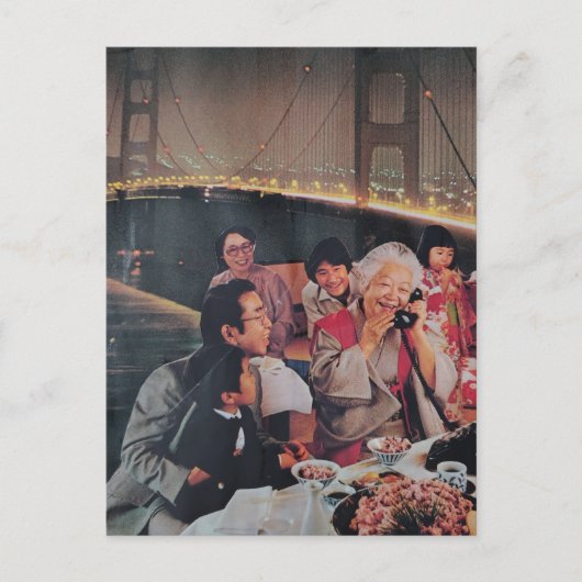 Carte Postale A Scenic Dinner at the Bridge at Night Postcard (Devant)