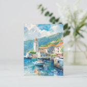 Carte Postale A Sea Port (Debout devant)