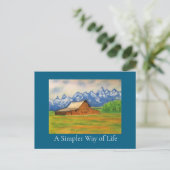 Carte Postale A Simpler Way of Life  (Debout devant)