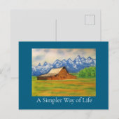 Carte Postale A Simpler Way of Life  (Devant / Derrière)