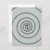 Carte Postale A sPIral sur Pi Cliquez sur Personnaliser Changer  (Devant / Derrière)