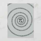 Carte Postale A sPIral sur Pi Cliquez sur Personnaliser Changer  (Devant)