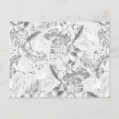 Carte postale à surface texturée | Design monochro (Devant)