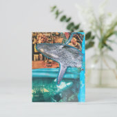 Carte Postale A Surreal Whale at the Bar (Debout devant)