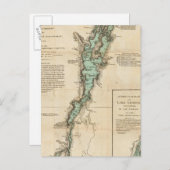 Carte Postale A Survey of Lake Champlain (Devant / Derrière)