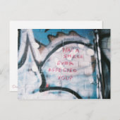 Carte Postale A-t-il un sourire ? (Devant / Derrière)