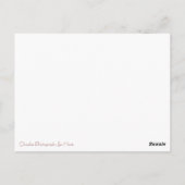 Carte Postale A-t-il un sourire ? (Dos)