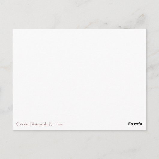 Carte Postale A-t-il un sourire ? (Dos)