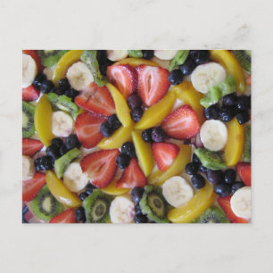 Carte postale à tarte aux fruits