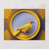 Carte postale à tête jaune (Devant)