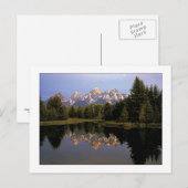 Carte Postale "A Teton Morning" (Devant / Derrière)