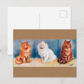 Carte Postale À The Cat Show, Louis Wain (Devant / Derrière)