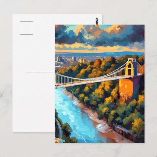 Carte postale à thème britannique (Devant / Derrière)