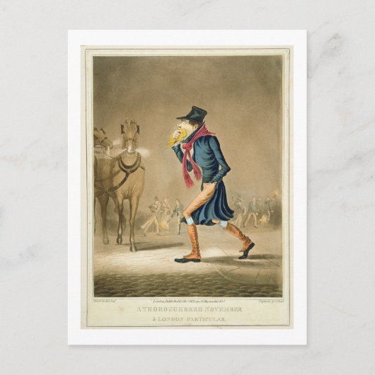 Carte Postale A Thoroughbred November & London Particulier, engr (Devant)