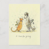 Carte Postale A time for giving (Devant)
