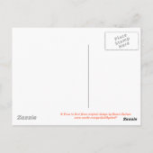 Carte postale 'A time to Run' (Dos)