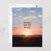 Carte Postale À toi-même (Devant / Derrière)