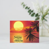 Carte Postale À Tout Il Y A Une Saison (Ecclesiastes 3:1) (Debout devant)