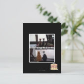 Carte Postale À travers épais et mince (Debout devant)