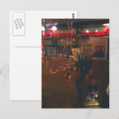 Carte Postale A travers la fenêtre du Musée Italien Américain (Devant / Derrière)