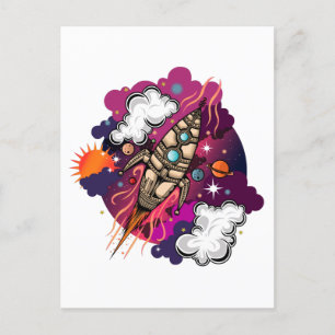 Carte Postale À Travers La Galaxie