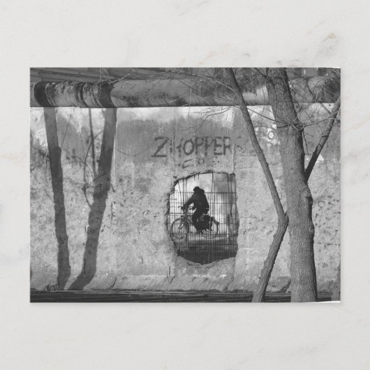 Carte Postale A travers le mur de Berlin III (Devant)