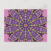 Carte Postale A travers le trou - Mandala - (Devant)