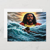 Carte postale À Travers Les Eaux Difficiles (Devant / Derrière)