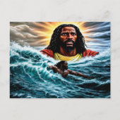 Carte postale À Travers Les Eaux Difficiles (Devant)