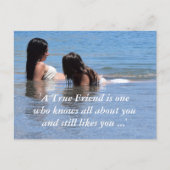 Carte Postale A True friend (Devant)