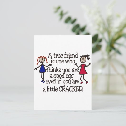 Carte Postale A True friend (Debout devant)