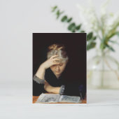 Carte Postale À un livre (Debout devant)