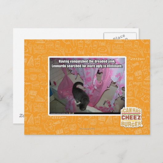 Carte Postale A vaincu le rose redouté (Devant / Derrière)