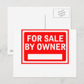 Carte Postale À Vendre Par Propriétaire (Devant / Derrière)