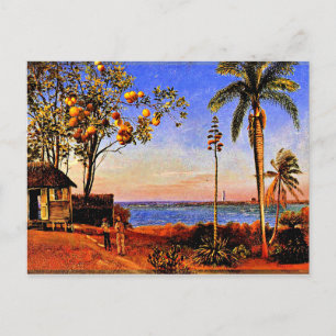 Carte Postale A View in the Bahamas, Albert Bierstadt peinture P