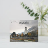 Carte Postale A View of Balzers Liechtenstein (Debout devant)