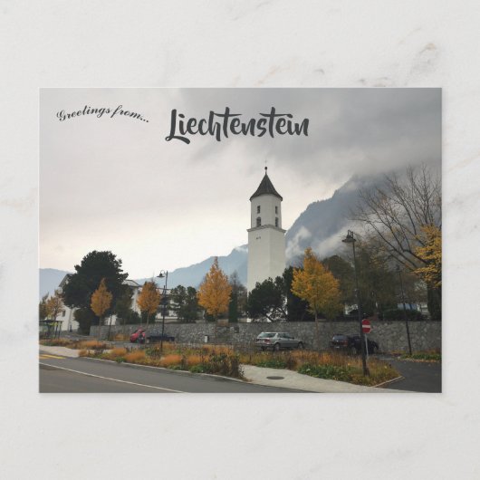 Carte Postale A View of Balzers Liechtenstein (Devant)