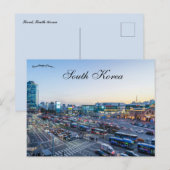 Carte Postale A View of Seoul South Korea (Devant / Derrière)