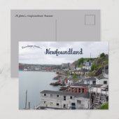 Carte Postale A View of St. John's Newfoundland Canada (Devant / Derrière)