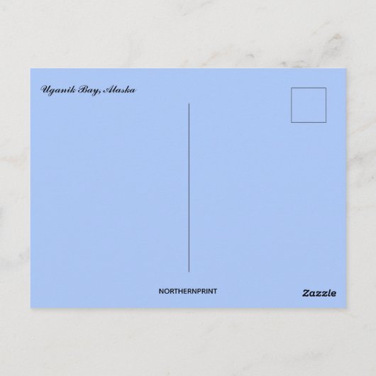 Carte Postale A View of Uganik Bay Alaska (Dos)