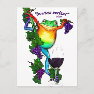 Carte Postale À Vino Veritas