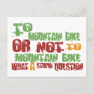 CARTE POSTALE À VTT