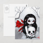 Carte postale "A Walk Through the Cemetery" (Devant / Derrière)