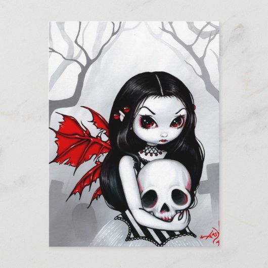 Carte postale "A Walk Through the Cemetery" (Devant)