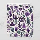 Carte Postale A Wiccan Pattern 1 (Devant / Derrière)